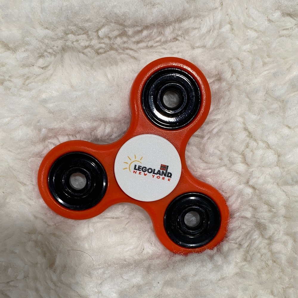 Lego Red and Black Fidget Spinner